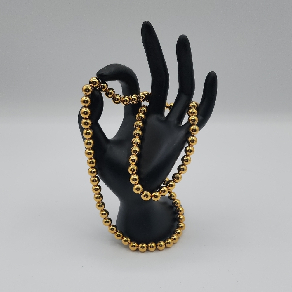 Napier Gold Beaded 20" Necklace - Picture 2 of 11